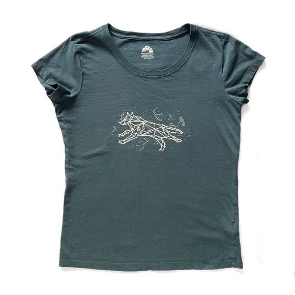EMS Teal Wolf Constellation short sleeve tee, small - Picture 1 of 8